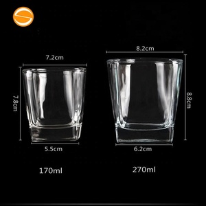 Gobelet Transparent pour café, eau ou whisky, gobelet en verre avec motif gaufré, style européen, vente en gros - Product Image 2