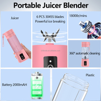 Vente directe d'usine multifonctionnel fruits légumes presse-agrumes mélangeur bébé mélangeur de nourriture 380ML Portable Mini presse-agrumes à main tasse