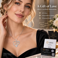 Nouveau Collier Cœur Maman en Argent Sterling 925 avec Pendentif Lettre Moissanite Pavé, Breloque Cœur, Cadeau pour Femme et Mère, Bijoux Fins, Vente en Gros