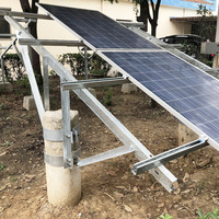 Structure de montage au sol pour panneaux solaires Solar Master, en alliage d'aluminium, inclinaison réglable