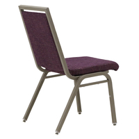 Chaise empilée en métal de luxe moderne pour banquets, auditoriums, églises, hôtels, théâtres