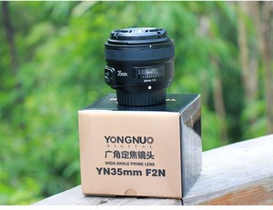 Yongnuo เลนส์ Wide Angel Prime,เลนส์35มม. F2N รูรับแสงกว้างโฟกัสอัตโนมัติสำหรับเลนส์ <span class=keywords><strong>Nikon</strong></span> YN 35มม. พร้อมกระเป๋าสำหรับกล้อง - Product Image 4