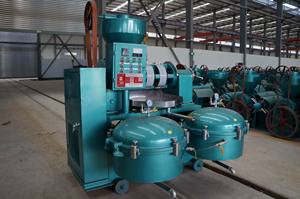 Presse à huile de sésame et de noix de coco automatique YZLXQ10(95) à vis, pressage à froid et à chaud, puissance 7,5 kW, marque Guangxin, capacité 3,5 TPD - Product Image 3