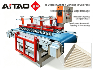 เครื่องตัดมุมกระเบื้องอัตโนมัติ AITAO 45 องศา ป้องกันฝุ่นละออง ตัดได้แม่นยำสูง แบบพกพา สำหรับเซรามิก หินอ่อน หินแกรนิต - Product Image 1