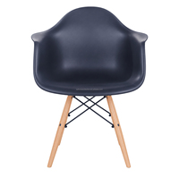 Fauteuil de salle à manger élégant en plastique, multicolore, ergonomique, coque moulée, polyvalent pour restaurant, café, décoration intérieure