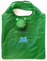 Polyester Pliable Réutilisable Sac À Provisions Épicerie Animal Abeille Cochon Chien Chat Singe Lapin Pliant Sac Réutilisable Plier Sac Fourre-Tout