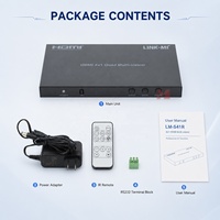 Multi-visionneur HDMI 4x1, prend en charge l'affichage multi-écrans 1080P, 5 modes de visualisation, télécommande IR RS232