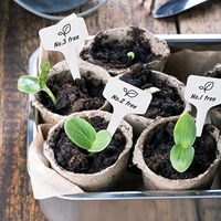 Étiquettes de plantes en plastique de 6x10 cm étiquettes de piquet de jardin de type T marqueurs de plantes imperméables signes de plantes réutilisables pour graines en pot