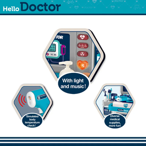 ITTL Kids Perfect Role Play Doctor Kit Funny 66 Pieces Pretend Medical Doctor Station Set Toddlers Christmas Gifts Toy for Kids - Product Image 3