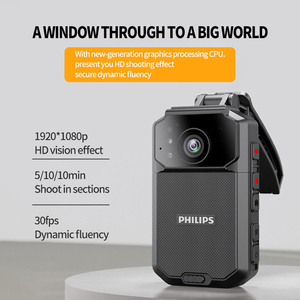 Caméra corporelle 4G d'origine <span class=keywords><strong>Philips</strong></span> <span class=keywords><strong>4K</strong></span> PTT VTR8420 - Product Image 3
