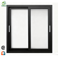 Ventanas Corredizas de Aleación de Aluminio de Nuevo Diseño Topbright, Doble Vidrio, Resistentes a Huracanes, Ahorro de Energía, Insonorizadas, Colgantes, Exteriores