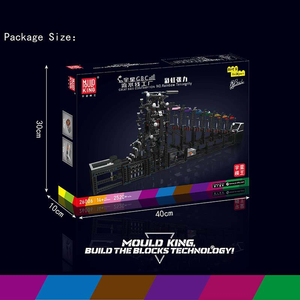 Moule King 26006 2520PCS Creative Serie Rainbow Tension Bridge Building Block Model Technical Educational Toy Festival Gift - Product Image 6