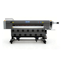 Impresora Plotter de Inyección de Tinta Eco Solvente Automática de Formato Ancho de 1.8M con Cabezal de Impresión I3200, Nueva, para Vinilo y Adhesivos, con 1 Año de Garantía