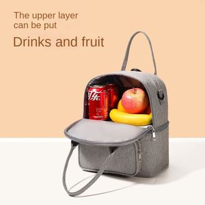 New Large Capacity Cooler Bag Insulation Fresh-keeping Iced Lunch Bag for Office Workers - Product Image 3