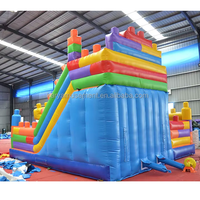 Castillo Inflable con Tobogán, Directo de Fábrica, Combo de Casa de Brinco para Centros de Diversión y Eventos Comerciales
