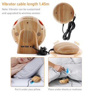 <span class=keywords><strong>Réveil</strong></span> sonique moderne double extra fort Style bombe à retardement Affichage numérique avec fonction vibrante Couleur de transfert d'eau parfaite - Product Image 6