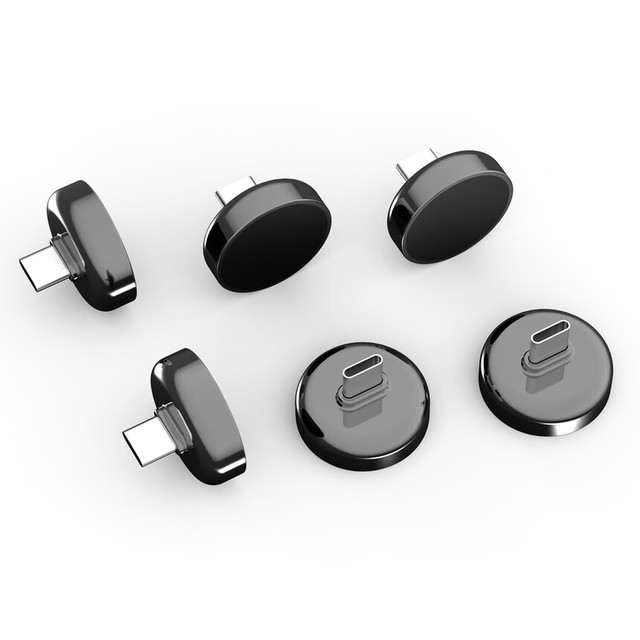 AiAude Mini Car Music Player LED Logo Type-C to USB 3.0 Flash Drive 128GB - Plug & Play for Phones/Laptops