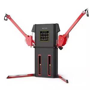 Ticari çift kol spor eğitmeni Pin yük seçimi kablo Crossover makinesi omuz basın göğüs eğitimi için çok fonksiyonlu çift - Product Image 1