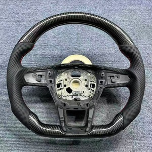 Volant en fibre de carbone brillant pour <span class=keywords><strong>Audi</strong></span> A6 C7 Allroad A7 <span class=keywords><strong>Sportback</strong></span> <span class=keywords><strong>A8</strong></span> L - Product Image 3