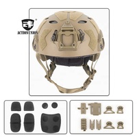 ActionUnion Nouveau Super High Cut Léger Protecteur Rapide SF Casque Tactique pour la Protection Wargame Casque d'Entraînement en Plein Air