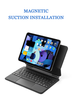 Clavier sans fil long à chargement rapide USB personnalisable et robuste pour Windows 10/8/7 Android