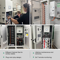Batterie au lithium et onduleur tout-en-un deye 30kw 50kw Stockage industriel hybride par batterie Système de gestion de l'énergie solaire