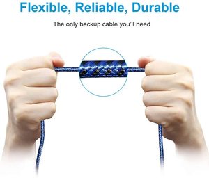 Nâng cao sự hiện diện thương hiệu của bạn với cáp nylon bện tùy chỉnh A đến C Cáp dữ liệu góc 90 độ và bao bì cá nhân - Product Image 5