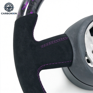 Volante Personalizado de Fibra de Carbono Forjado en Color Morado para Audi A1 A3 A4 A5 A6 B8 B8.5 RS3 RS4 RS5 RS6 RS7 S8 S3 S4 S5 S6 S7 - Product Image 5