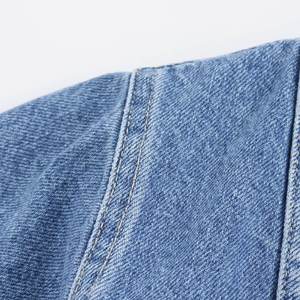 PB & ZA donna 2024 estate nuova moda <span class=keywords><strong>Jeans</strong></span> corti camicette Vintage manica corta camicie femminili top Chic - Product Image 4