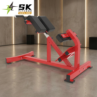 Station d'hyperextension dorsale professionnelle SK-HM39, Chaise romaine, Banc d'hyperextension pour centres de fitness, hôtels, studios et clubs