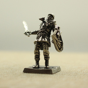 Figura en Miniatura de Soldado de la Legión Romana Medieval, Figura de Metal OM02 de Cobre Puro, Modelo de Guerrero Antiguo, Estatua Coleccionable para Escritorio - Product Image 6