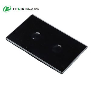 Verre tactile trempé poli 2.5D le plus vendu pour interrupteur mural intelligent, couvercle en verre pour éclairage tactile - Product Image 2