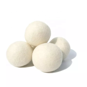 Meilleures ventes 2026 Nouveaux produits Nettoyage ménager Boules de séchage pour linge en laine mérinos biologique naturelle faites à la main 4 pièces 6 pièces 8 pièces Sac OPP - Product Image 3