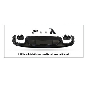 Kit Carrozzeria RSQ5 per <span class=keywords><strong>Q5</strong></span> <span class=keywords><strong>2020</strong></span>+2019, Diffusore Posteriore a Quattro Uscite, Paraurti Anteriore in Plastica SQ5, Labbro Anteriore per Aggiornamento <span class=keywords><strong>Q5</strong></span> 2018+ - Product Image 4