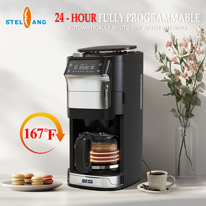 <span class=keywords><strong>Cafetera</strong></span> Inteligente para Oficina con Molienda Automática, Pantalla y Función de Molienda de Granos - Product Image 6