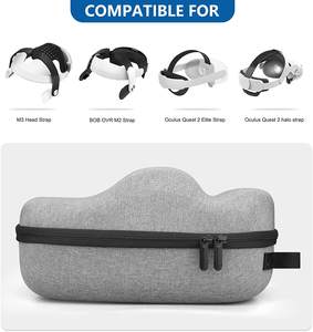 Estuche de transporte portátil de EVA duro, bolsa de almacenamiento protectora para viajes al aire libre para <span class=keywords><strong>Oculus</strong></span> <span class=keywords><strong>Quest</strong></span> <span class=keywords><strong>2</strong></span> <span class=keywords><strong>Meta</strong></span> <span class=keywords><strong>Quest</strong></span> <span class=keywords><strong>2</strong></span> - Product Image 3