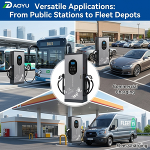 Cargador Rápido de CC de 60kW con Certificación FCC, CCS1, de Piso, Nivel 3, OCPP 1.6J, con APP Inteligente, WiFi y 4G, para EE. UU. y Canadá - Product Image 1