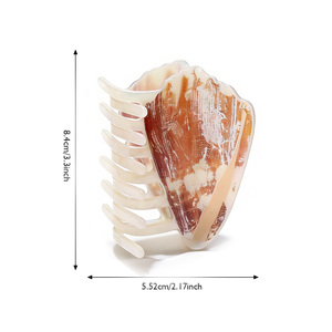 קליפס ציפורן קונוס אישי בעברית עם קליפס שיער אצטט לחופשת קיץ סִגְנוֹן בהוואי בסגנון אירופאי ואמריקאי, קליפס שיער בהתאמה אישית - Product Image 3