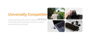 Hollyland Lark M2S Wireless <strong>Microphone</strong> for iPhone Camera <strong>Android</strong> PC Noise Cancellation <strong>Microphone</strong> for Photography <strong>Vlog</strong> Interview - Product Image 5
