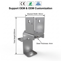 Supports de toit en acier galvanisé JH-Mech pour conteneurs maritimes 20 pieds, fixation sur toit pour bureau à domicile