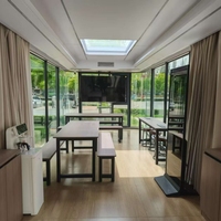 Maison en conteneur portable Petite maison de luxe préfabriquée pour hôtel de villégiature Maison capsule Maison préfabriquée mobile