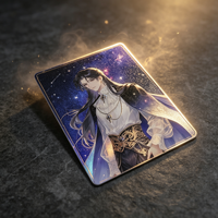 Usine de cartes postales numériques holographiques 3D UV personnalisées OEM ODM en carton laser pour collection de musique