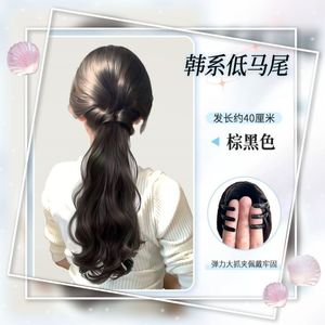 ที่มัดผมทรงหางม้าแบบลอนใหญ่ ทนความร้อนสูง สำหรับผู้หญิง - Product Image 2