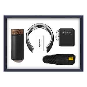 Relation Wood Grain Cup Set <b>Smart</b> Insulated Gift Business Promotion Customized Personalization Modern Style - Product Image 1