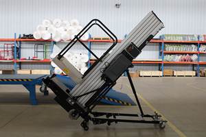 Éénkolom Elektrische Aluminiumlegering <span class=keywords><strong>Lift</strong></span> Gemakkelijk Te Vervoeren Lichtgewicht Genoeg Voor Één Persoon Om Verticale Mastlift Op Te Tillen - Product Image 4