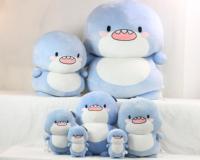 OEM/ODM Peluche de Tiburón Gordo de 18 Pulgadas con Cola Larga, Adorable y Divertido, para Decorar, Abrazable, Súper Suave, de Algodón PP Ecológico, Juguete Antiestrés