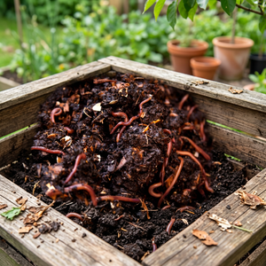 Engrais de Vermicompost Biologique Premium à Texture Granulaire Fine, Durée de Conservation de 24 Mois, Emballage Personnalisé pour l'Amélioration des Sols - Product Image 1