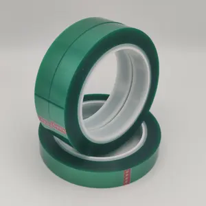 PET Grass Green High Temperature Tape 0.05mm Thickness Single Side Masking High Temp Tape