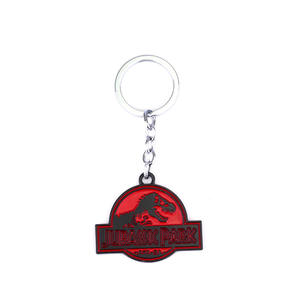 Llaveros de Metal de Dinosaurios de la Película Jurassic World <span class=keywords><strong>Fallen</strong></span> Kingdom, Joyería de Moda al por Mayor - Product Image 2