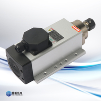 Moteur de broche pour routeur CNC à couple élevé, refroidi par air, haute vitesse, BT30, 2,2 kW, 220 V, 24 000 tr/min, avec variateur de fréquence, fourni directement par l'usine